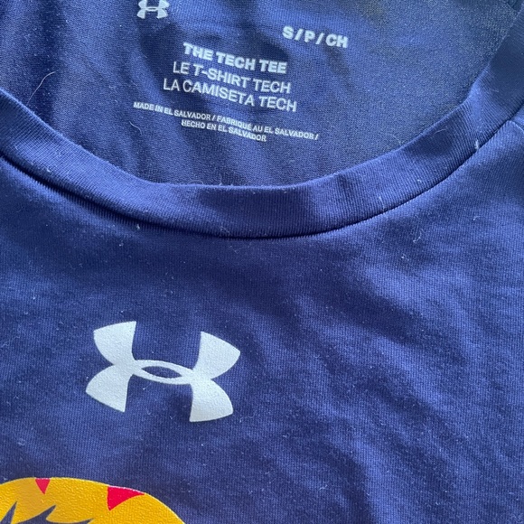 Under Armour tech tee NAVY Dont Tread on Me Graphic T Shirt - Picture 3 of 5